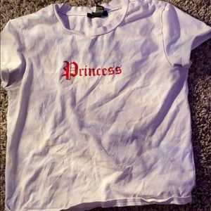 white princess tee
